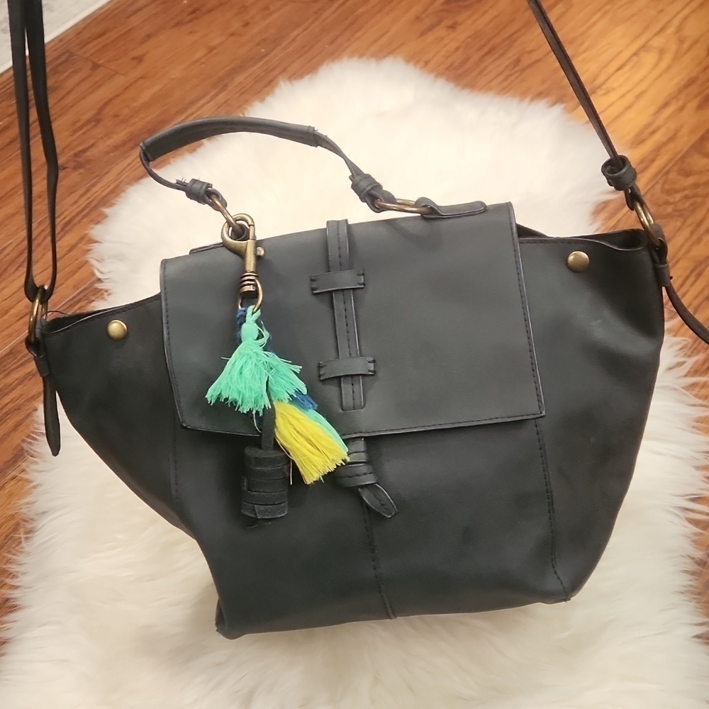 Mystic River Black Satchel Bag - Picture 8 of 9
